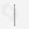 Diamond nail drill bit Staleks, “ball”, blue, head diameter 2.5 mm