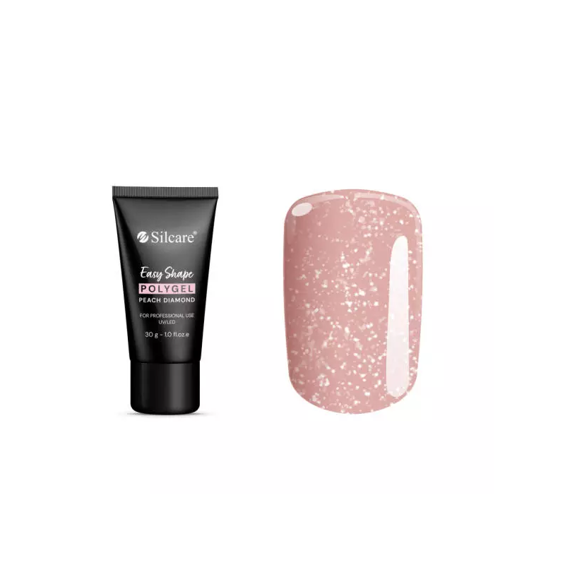 Polygel Silcare Easy Shape Peach Diamond - 30 g