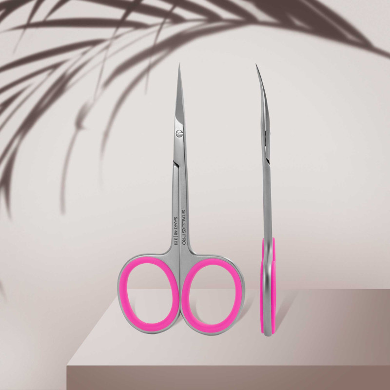 Professional cuticle scissors with hook Staleks Pro Smart 40 Type 3