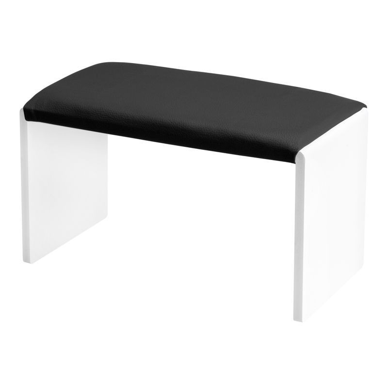 Hand rest MOMO black with white