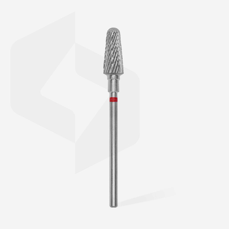 Carbide nail drill bit, “truncated cone”, red, head diameter 6 mm/ working part 14 mm