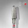 Carbide nail drill bit, “truncated cone”, red, head diameter 6 mm/ working part 14 mm