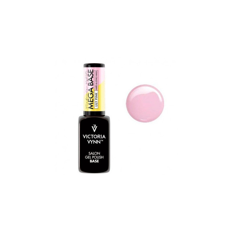 MEGA BASE HARD & LONG NAILS VICTORIA VYNN 8 ml - LILY PINK