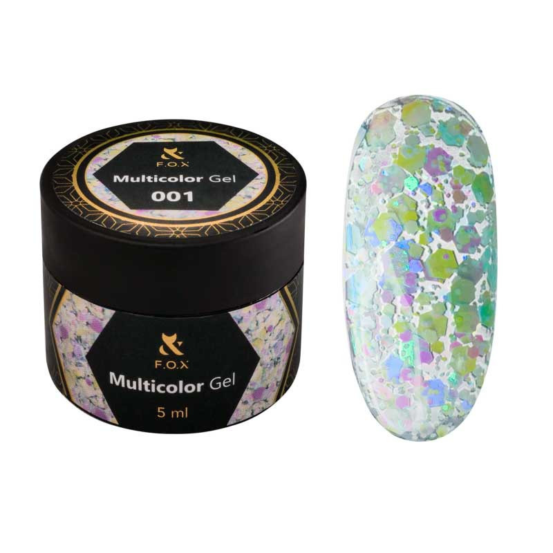 Гель-краска - Multicolor Gel F.O.X 001 - 5 ml
