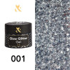 Gel colorato per nail art - Glow Glitter Gel FOX 001 - 5 ml