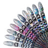 Gel colorato per nail art - Glow Glitter Gel FOX 001 - 5 ml