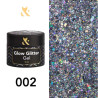 Гель-краска - Glow Glitter Gel F.O.X 002 - 5 ml