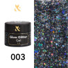 Гель-краска - Glow Glitter Gel F.O.X 003 - 5 ml