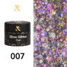 Гель-краска - Glow Glitter Gel F.O.X 007 - 5 ml