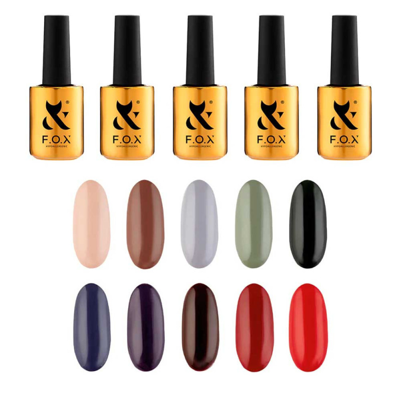 Цветной гель-лак Touch F.O.X 008, 7 ml