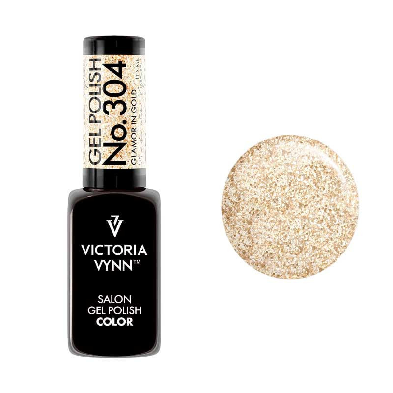 VICTORIA VYNN Gel Polish Color No. 304 Glamor in Gold - 8 ml