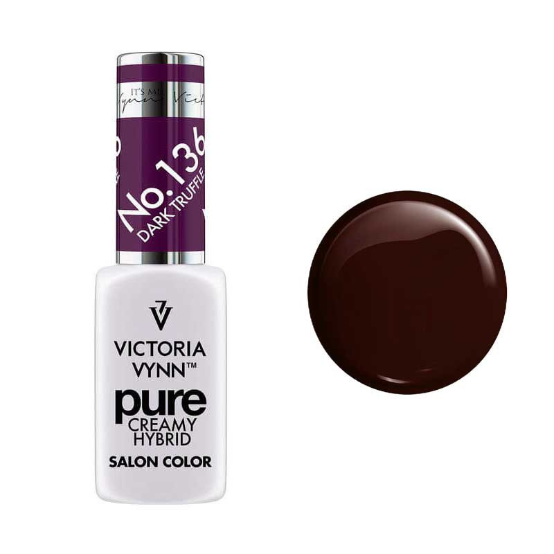 VICTORIA VYNN PURE CREAMY HYBRID 136 Dark Truffle - 8 ml