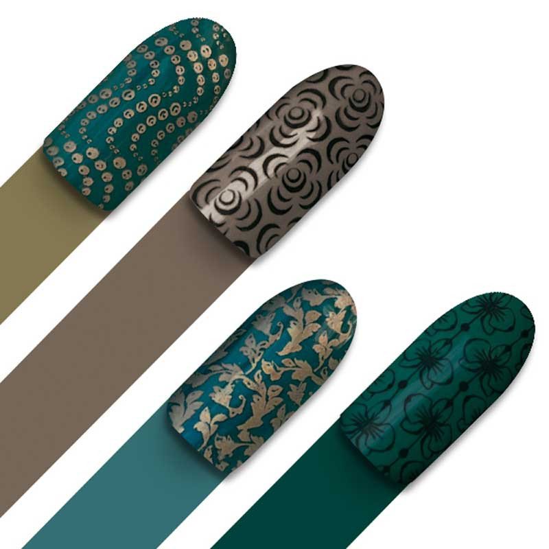 Stamping plate Moyra - Wallpaper - 35