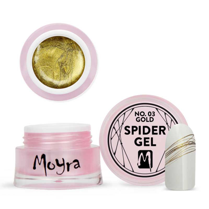 Moyra Hämähäkkigeeli nro 03 Kulta - 5 ml