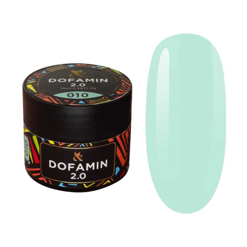 Цветное базовое покрытие для ногтей Dofamin F.O.X, 010 - 10 ml