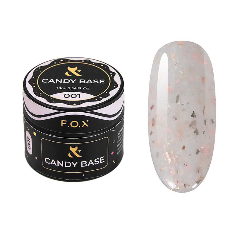 Base semipermanente - Candy Base F.O.X 001, 10 ml