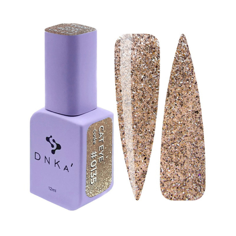Цветной гель-лак DNKa Cat Eye No. 0135 - 12 ml