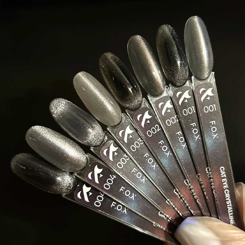 Color gel polish - Cat Eye Crystalline F.O.X 002 - 7 ml