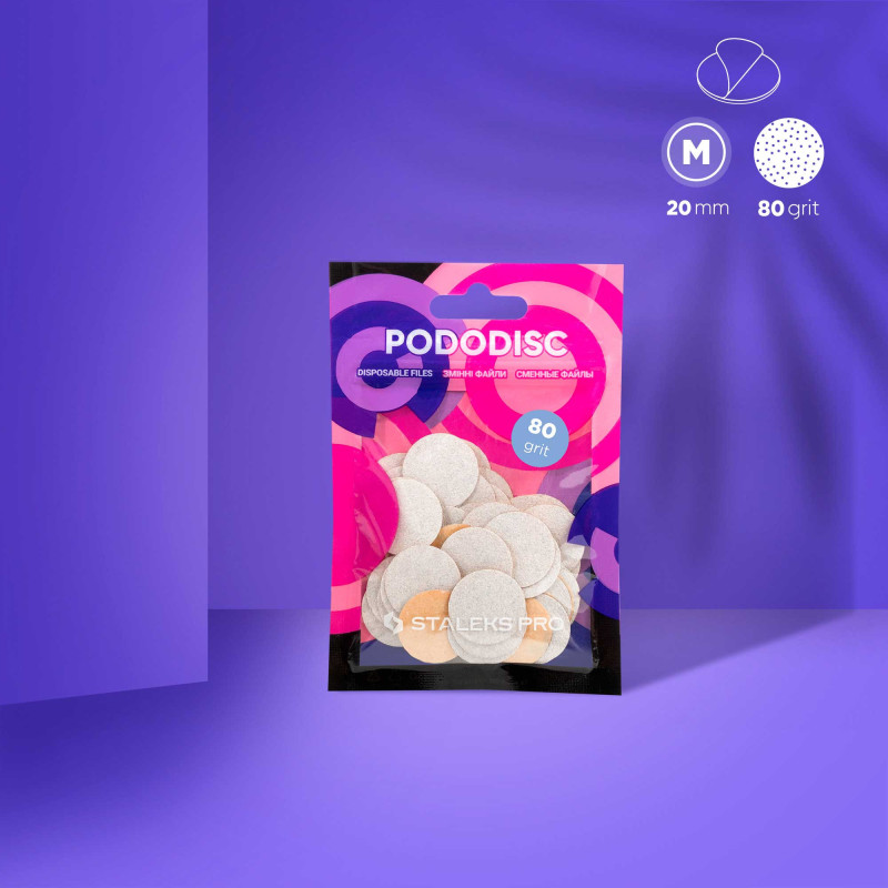 Сменные файлы для педикюрного диска Pododisc Staleks Pro M, (50 шт)