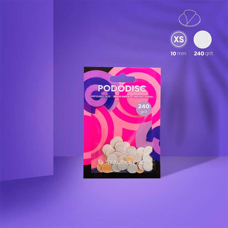 Сменные файлы для педикюрного диска Pododisc Staleks Pro XS, (50 шт)