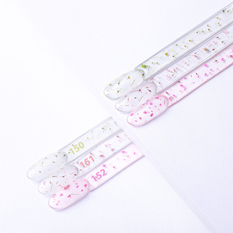 Гель - лак с сухоцветами Molly Nails Flowers Nails Hema/di-Hema free - 8g, Nr 150