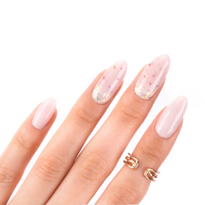Гель - лак с сухоцветами Molly Nails Flowers Nails Hema/di-Hema free - 8g, Nr 150