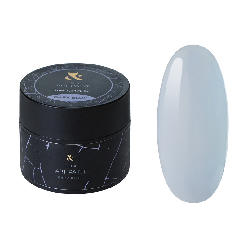 Gel colorato per nail art - Art-Paint F.O.X, Baby Blue - 10 ml
