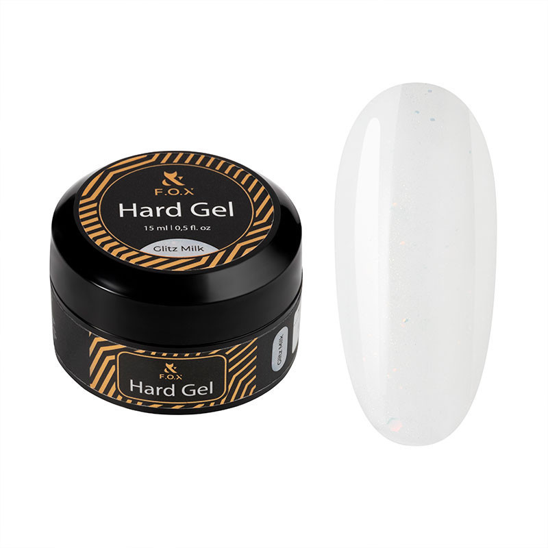 Gel costruttore - Hard gel F.O.X - Glitz Milk - 15 ml