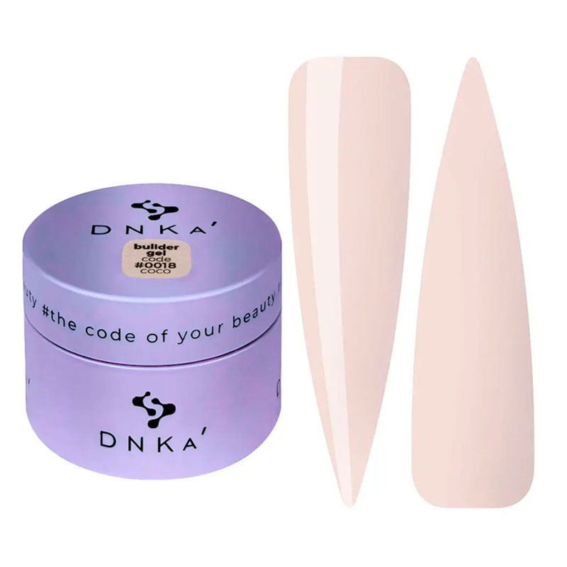 Гель для наращивания ногтей - Builder Gel DNKa No. 0018 Coco - 30 мл