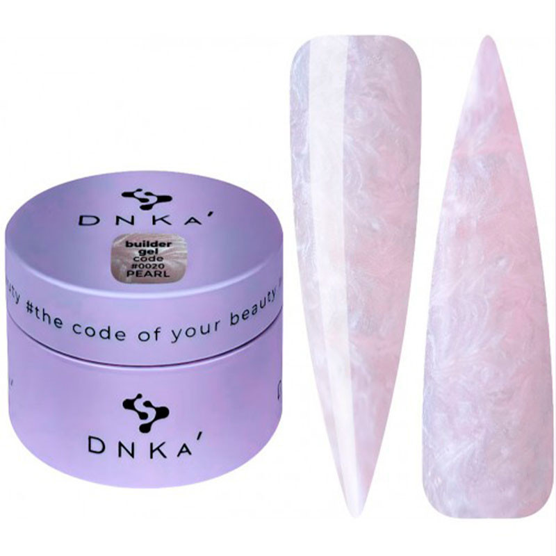 Гель для наращивания ногтей - Builder Gel DNKa No. 0020 Pearl - 30 мл