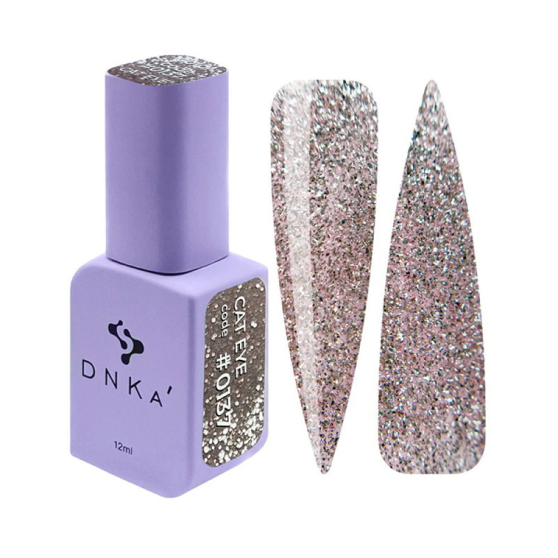 Цветной гель-лак DNKa Cat Eye No. 0137 - 12 ml