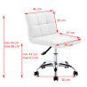 Cosmetic chair a-5299 white