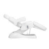 Electric cosmetic chair lux 4m white with a cradle