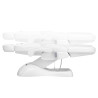 Electric cosmetic chair lux 4m white with a cradle