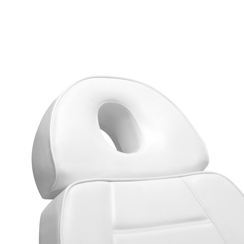 Electric cosmetic chair lux 4m white with a cradle