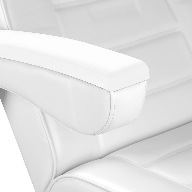 Electric cosmetic chair lux 4m white with a cradle