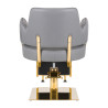 GABBIANO HAIRDRESSING CHAIR LINZ GOLD GREY