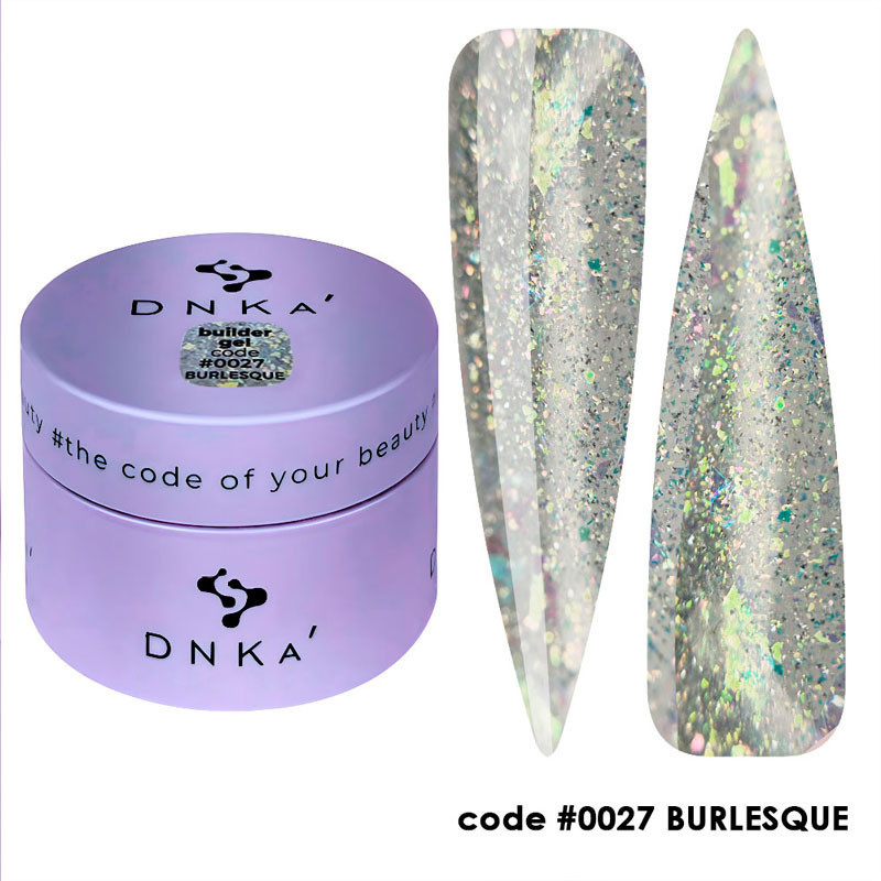 Гель для наращивания ногтей - Builder Gel DNKa No. 0027 Burlesque - 30 мл