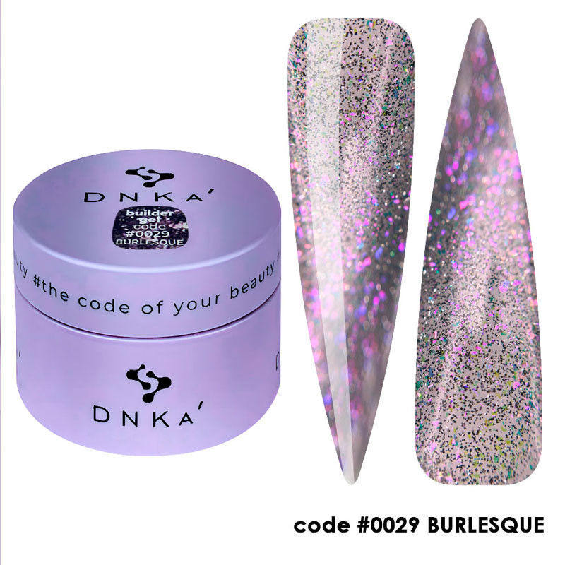 Гель для наращивания ногтей - Builder Gel DNKa No. 0029 Burlesque - 30 мл