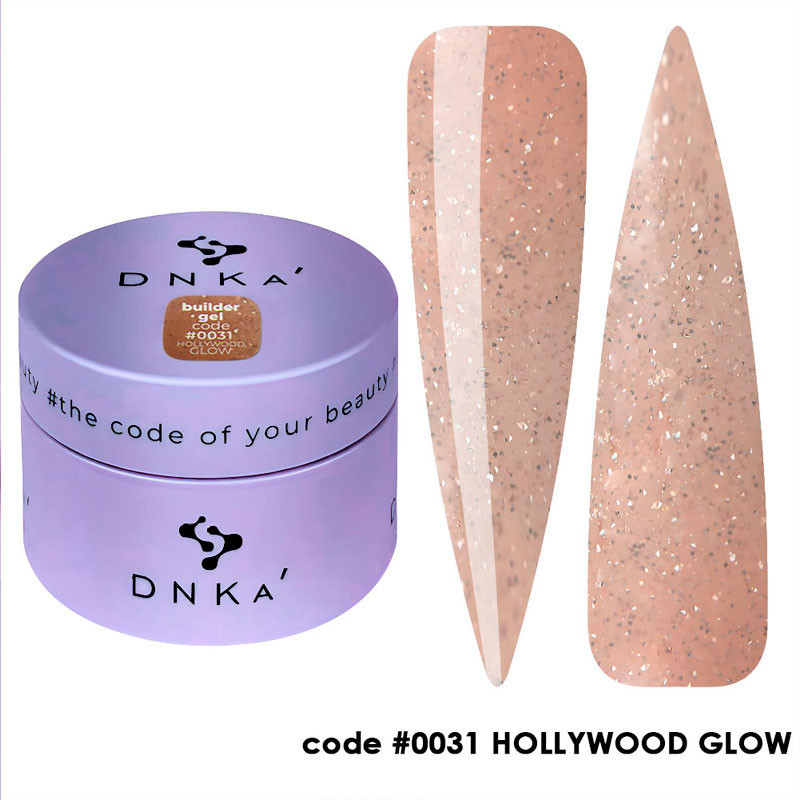 Гель для наращивания ногтей - Builder Gel DNKa No. 0031 Hollywood Glow - 30 мл