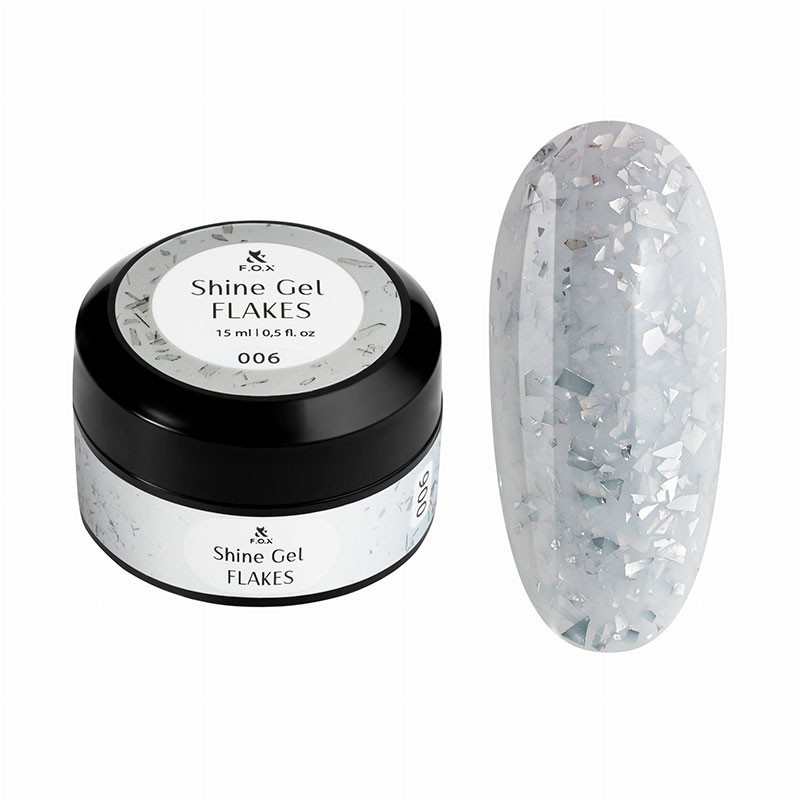 Gel costruttore - Shine Gel Flakes 006 F.O.X - 15 ml