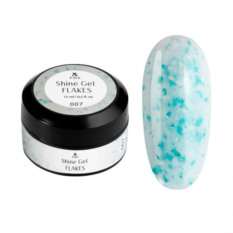 Gel costruttore - Shine Gel Flakes 007 F.O.X - 15 ml