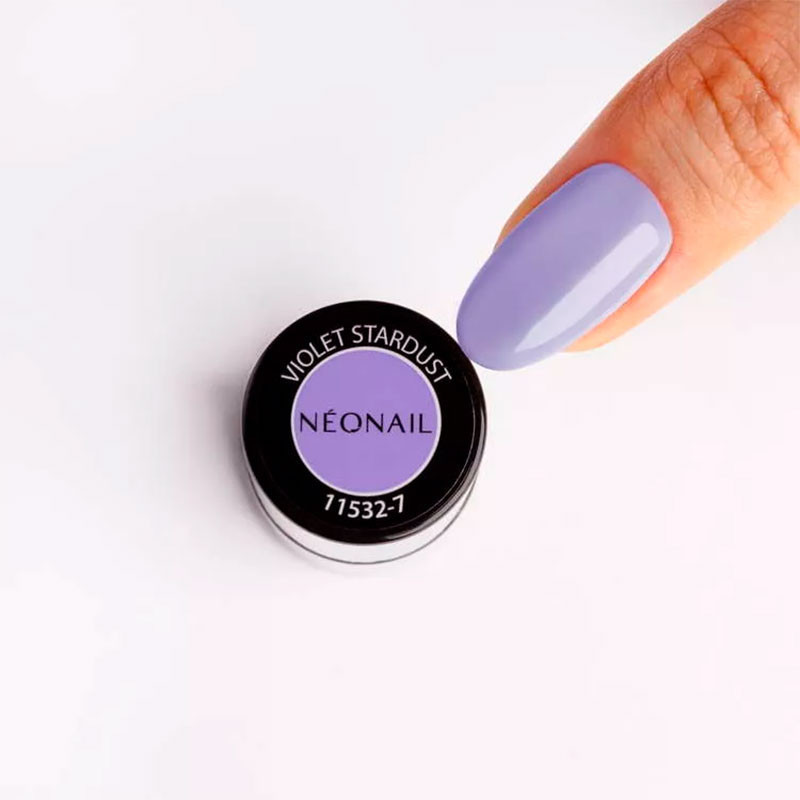 Värillinen geelilakka - NeoNail Violet Stardust - 7,2 ml