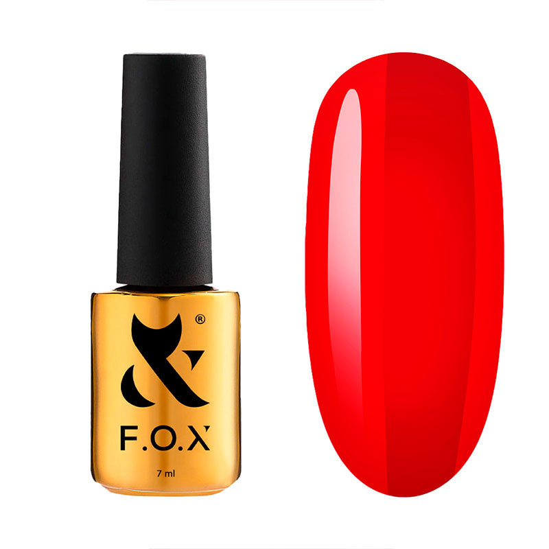 Цветной гель-лак - Lipstick F.O.X 002 Fire Lips - 7 ml