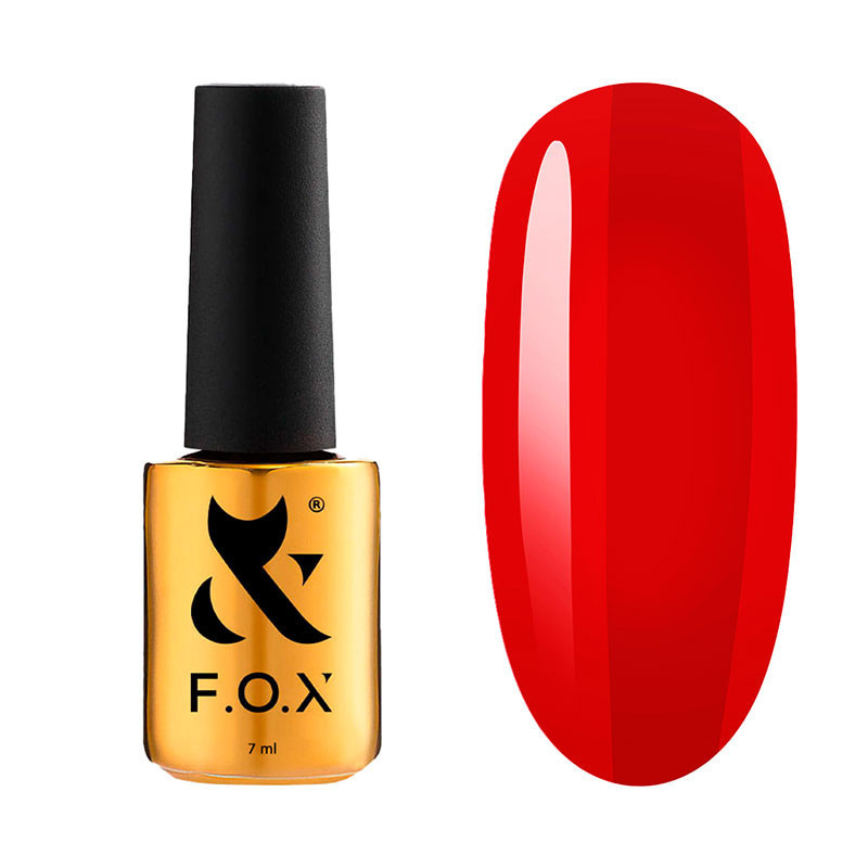 Цветной гель-лак - Lipstick F.O.X 004 Scarlet Spell - 7 ml