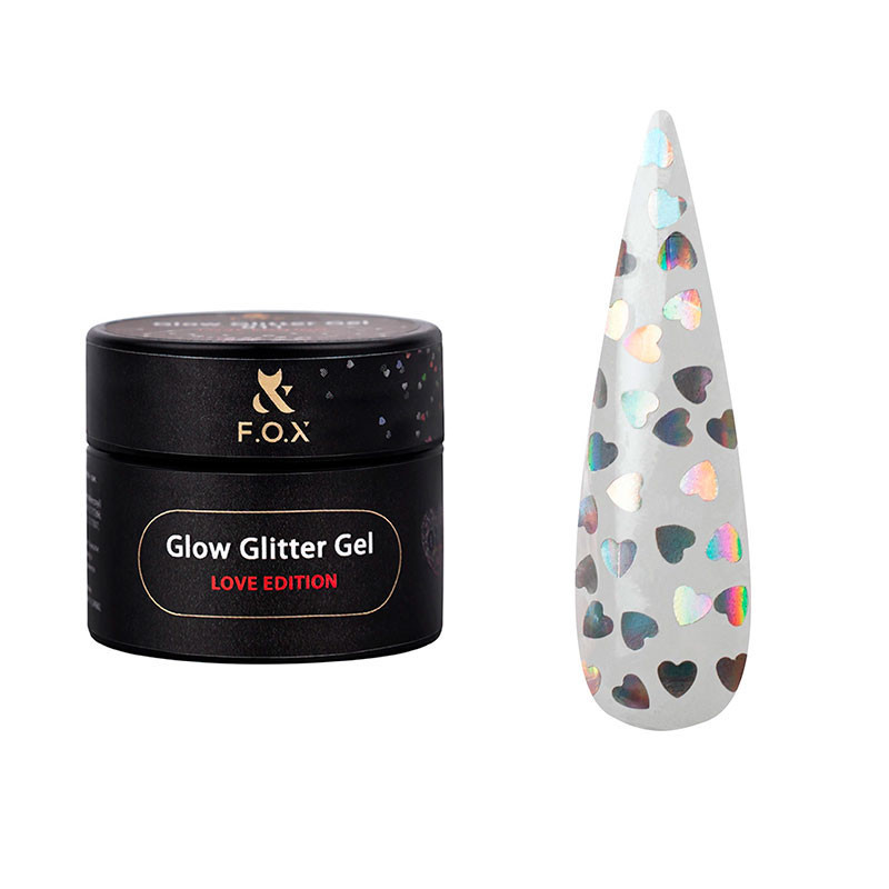 Гель-краска - Glow Glitter - Gel Love Edition F.O.X 014 - 5 ml