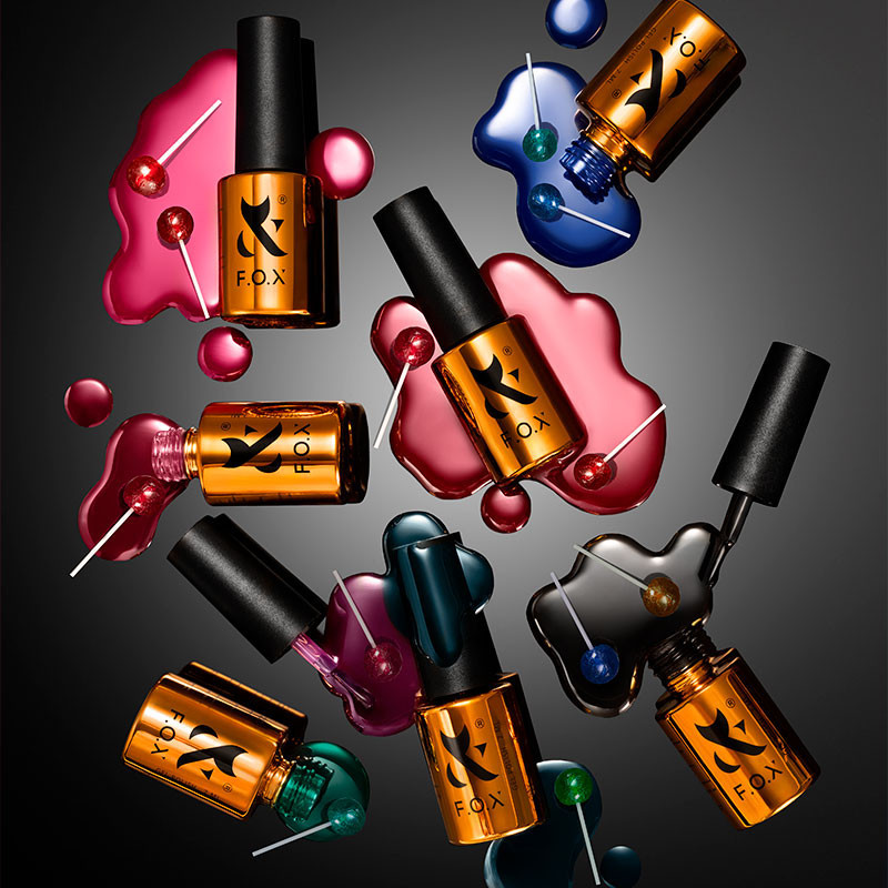 Smalto gel colorato - Lollipop Raspberry 001 F.O.X - 7 ml