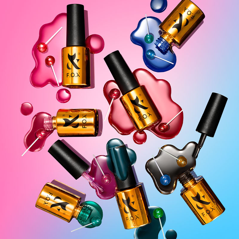 Smalto gel colorato - Lollipop Grape 003 F.O.X - 7 ml