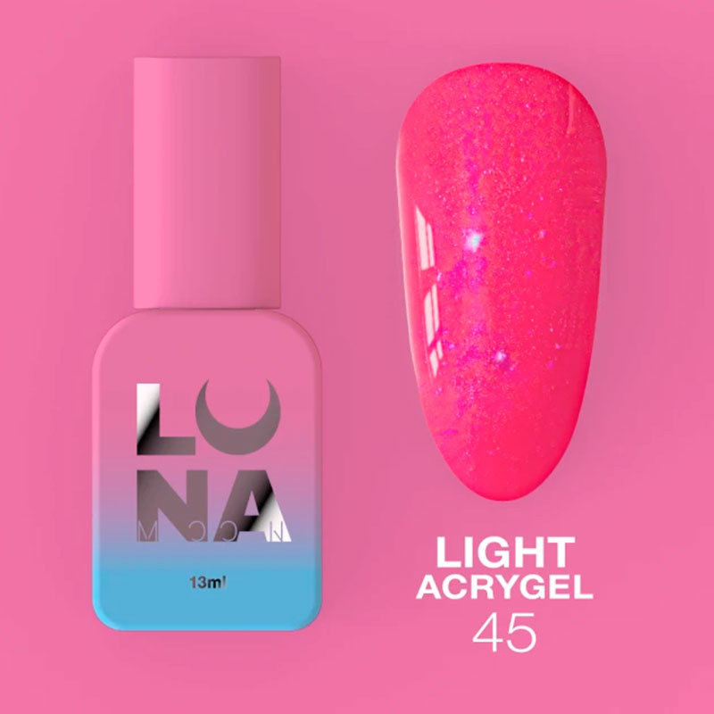 Жидкий акригель - Liquid Light Acrygel - Lunamoon Nr 45 - 13ml