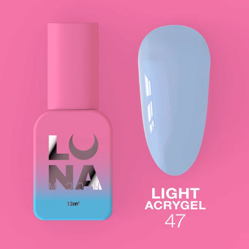 Жидкий акригель - Liquid Light Acrygel - Lunamoon Nr 47 - 13ml